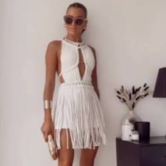 chique le frique Dresses & Skirts - Chique Le Frique Hande Bone Set Dress XS/S